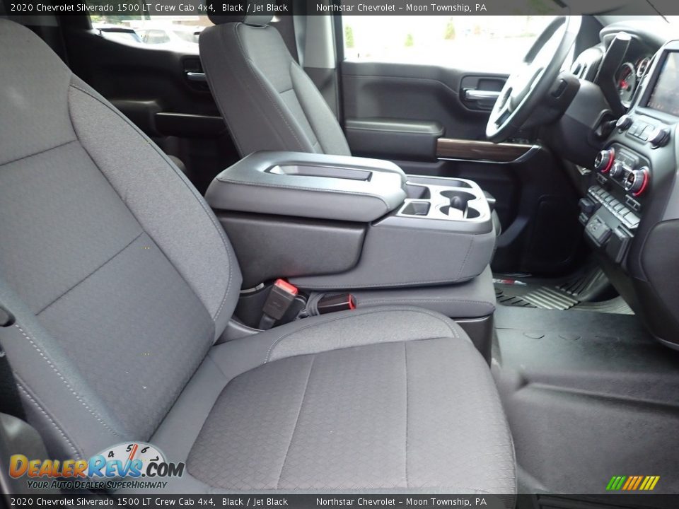 2020 Chevrolet Silverado 1500 LT Crew Cab 4x4 Black / Jet Black Photo #14