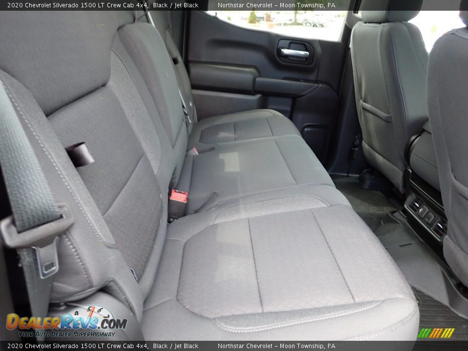 2020 Chevrolet Silverado 1500 LT Crew Cab 4x4 Black / Jet Black Photo #17