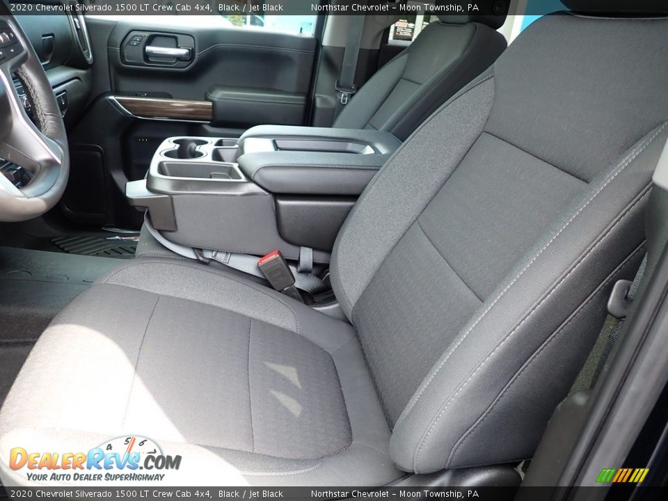 2020 Chevrolet Silverado 1500 LT Crew Cab 4x4 Black / Jet Black Photo #19
