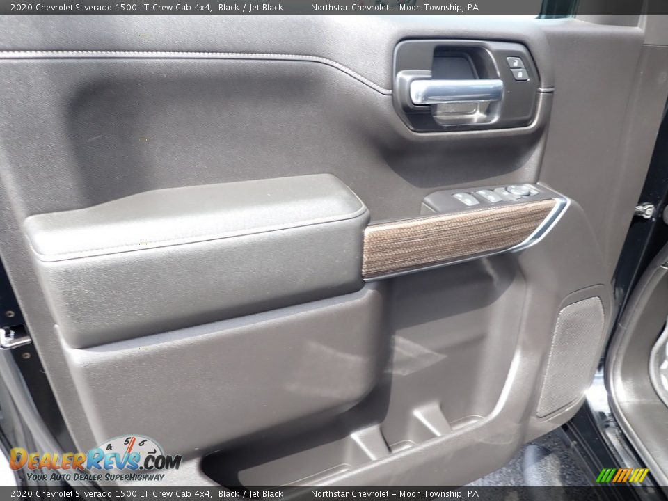 2020 Chevrolet Silverado 1500 LT Crew Cab 4x4 Black / Jet Black Photo #23