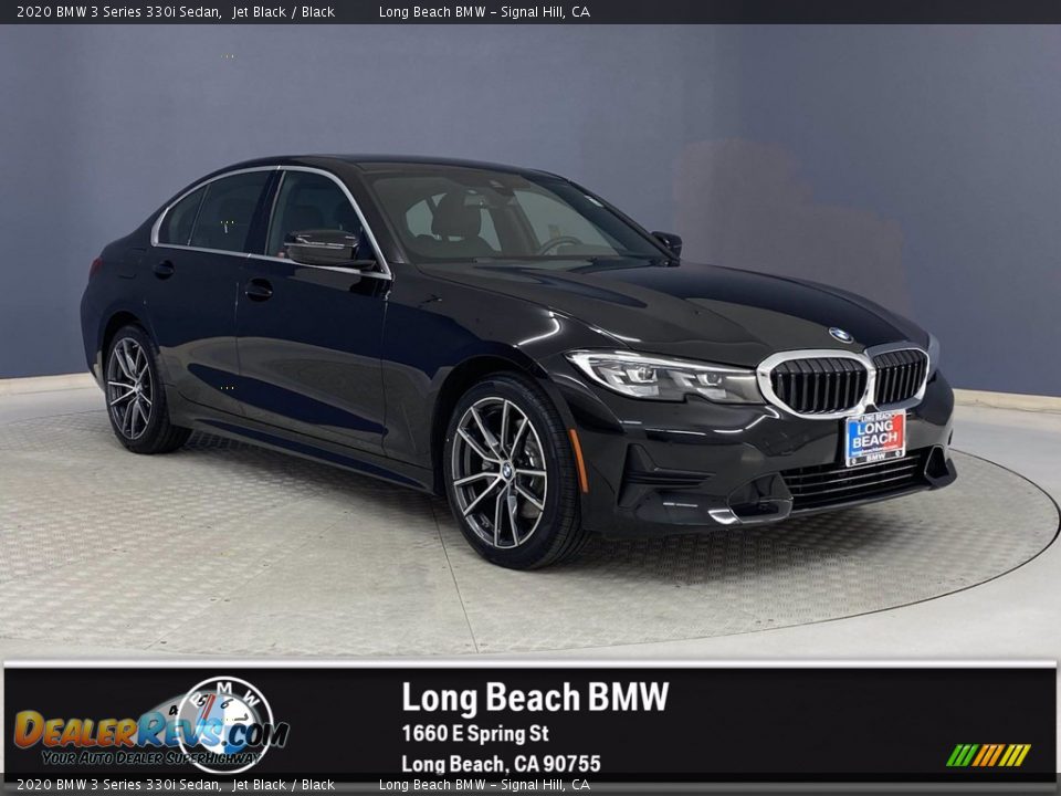 2020 BMW 3 Series 330i Sedan Jet Black / Black Photo #1