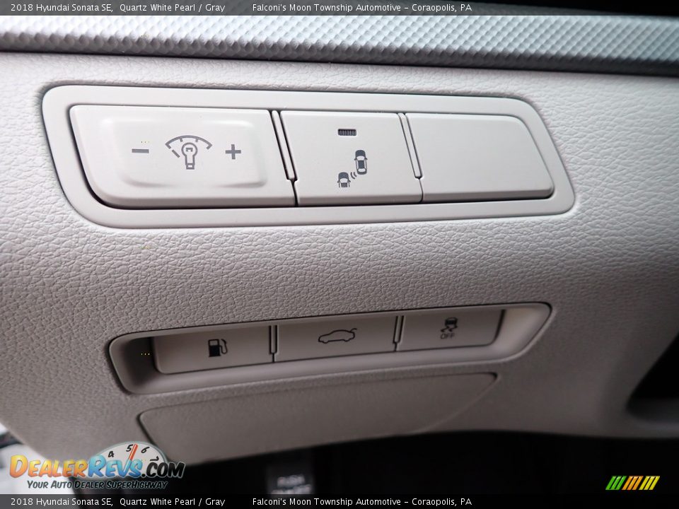 2018 Hyundai Sonata SE Quartz White Pearl / Gray Photo #21