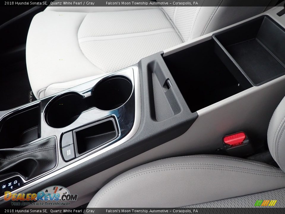 2018 Hyundai Sonata SE Quartz White Pearl / Gray Photo #25