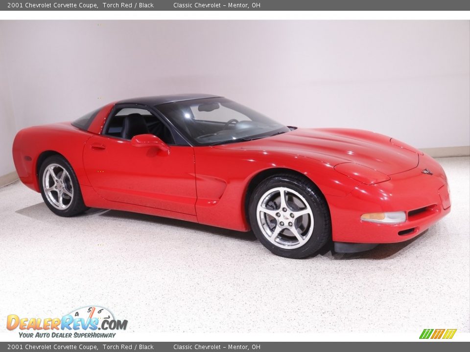 2001 Chevrolet Corvette Coupe Torch Red / Black Photo #1