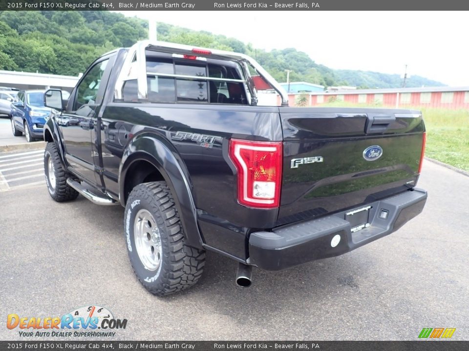 Black 2015 Ford F150 XL Regular Cab 4x4 Photo #7