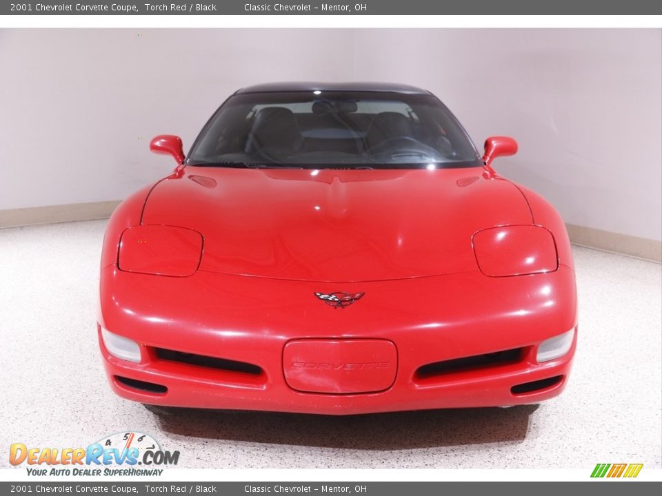 2001 Chevrolet Corvette Coupe Torch Red / Black Photo #2