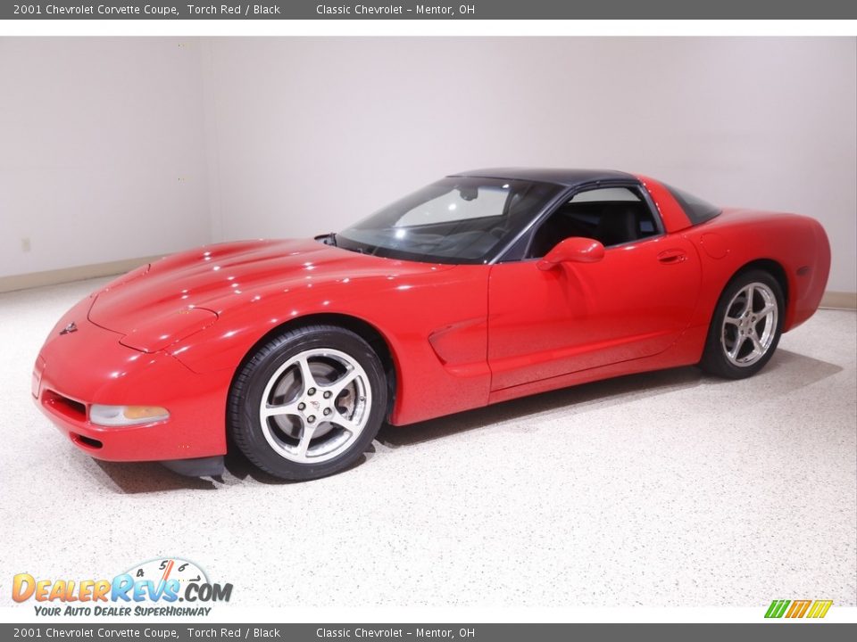 2001 Chevrolet Corvette Coupe Torch Red / Black Photo #3