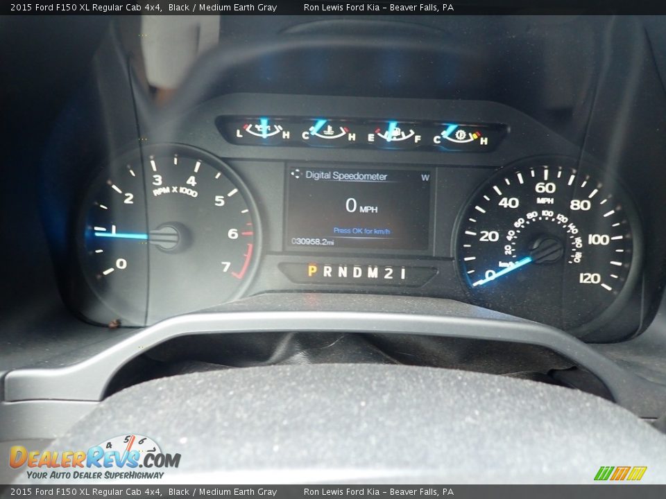 2015 Ford F150 XL Regular Cab 4x4 Gauges Photo #16