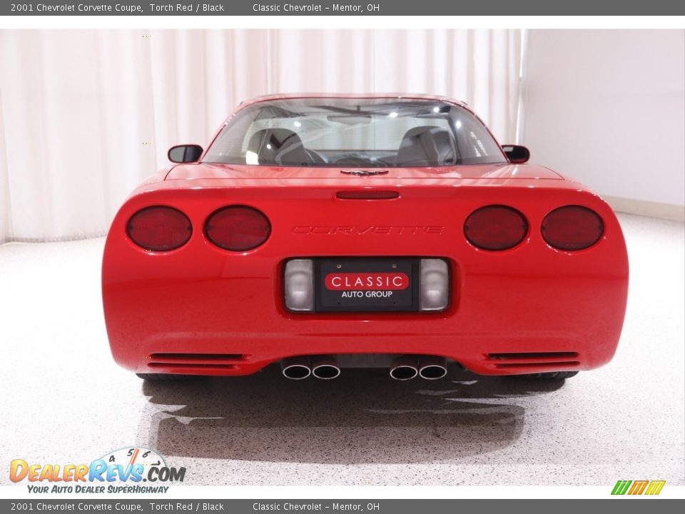 2001 Chevrolet Corvette Coupe Torch Red / Black Photo #16
