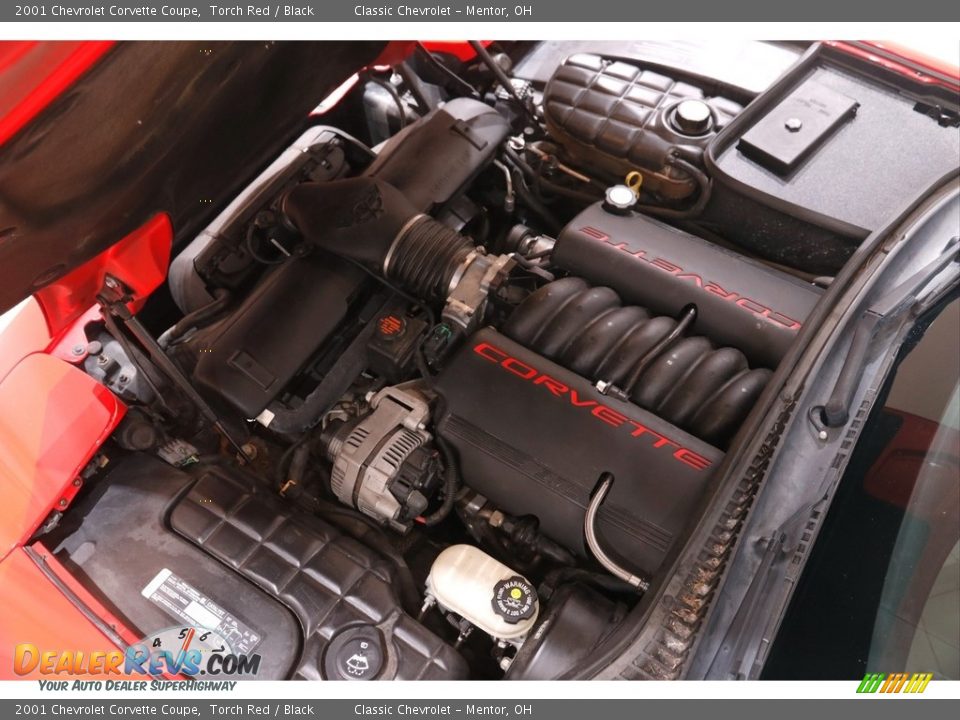 2001 Chevrolet Corvette Coupe Torch Red / Black Photo #17