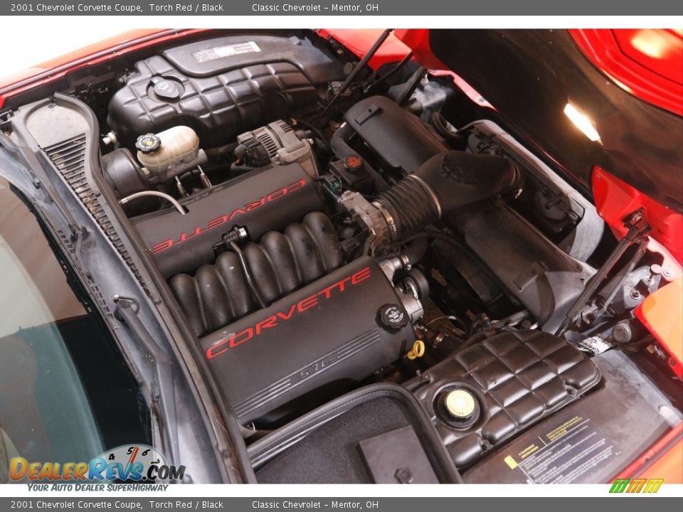 2001 Chevrolet Corvette Coupe Torch Red / Black Photo #18