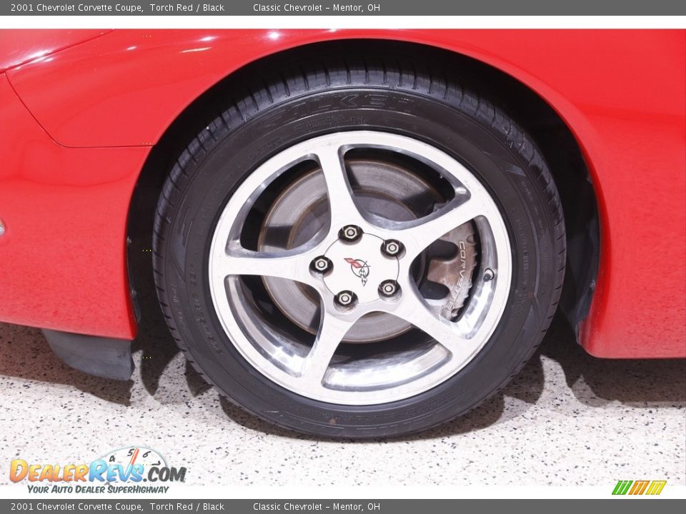 2001 Chevrolet Corvette Coupe Torch Red / Black Photo #19