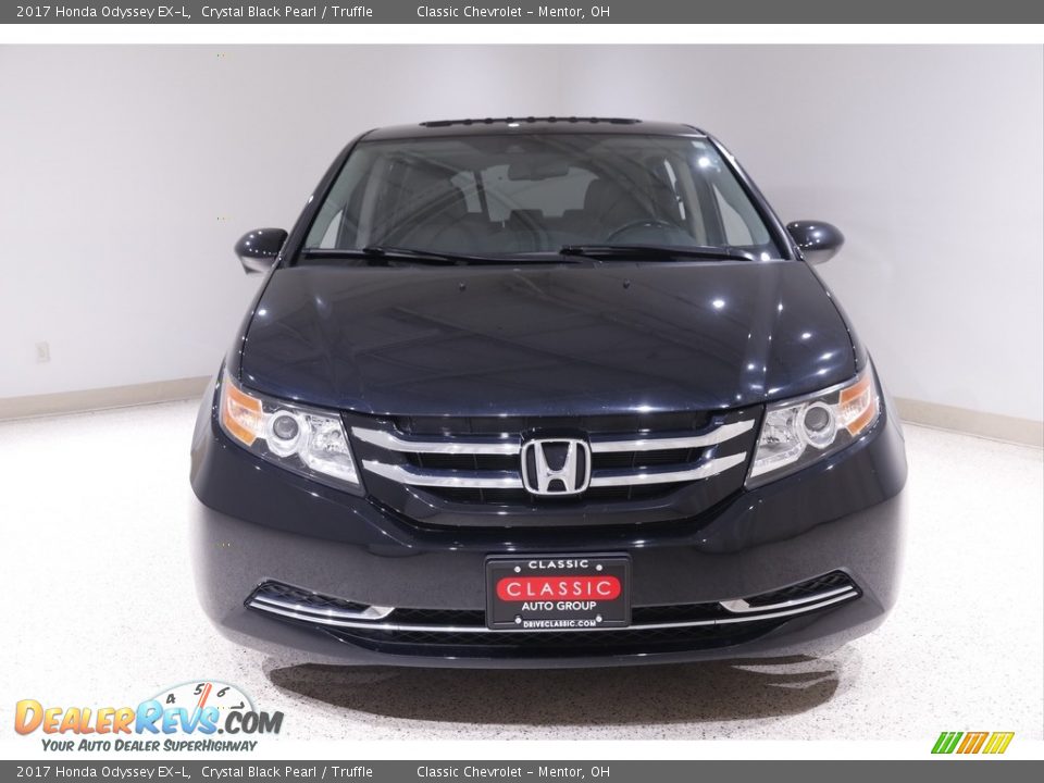 2017 Honda Odyssey EX-L Crystal Black Pearl / Truffle Photo #2