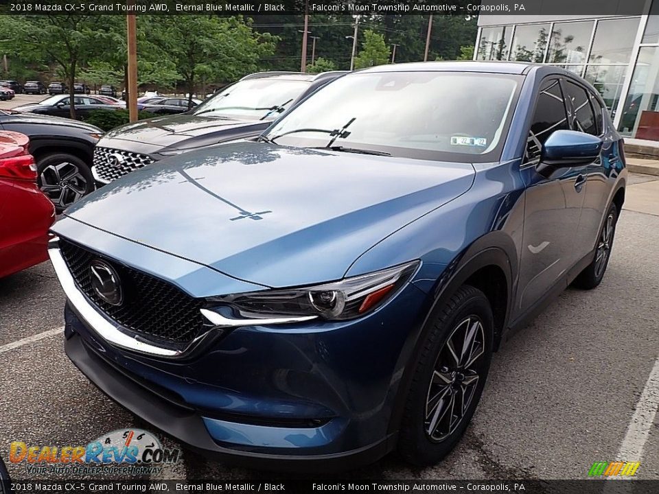 2018 Mazda CX-5 Grand Touring AWD Eternal Blue Metallic / Black Photo #1