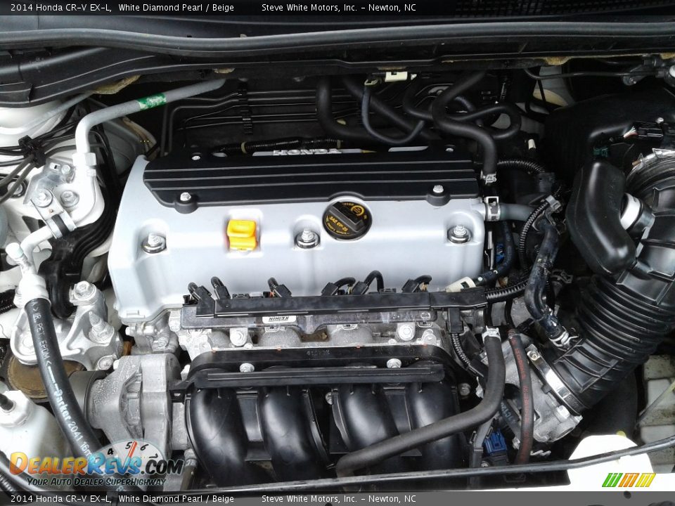 2014 Honda CR-V EX-L White Diamond Pearl / Beige Photo #11