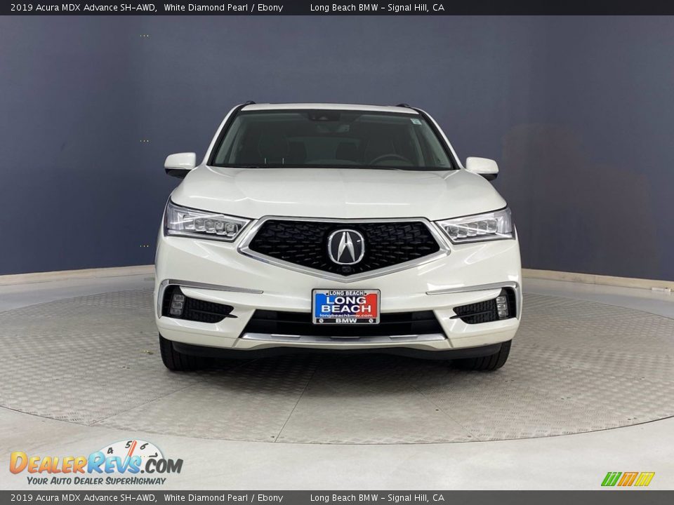 2019 Acura MDX Advance SH-AWD White Diamond Pearl / Ebony Photo #2