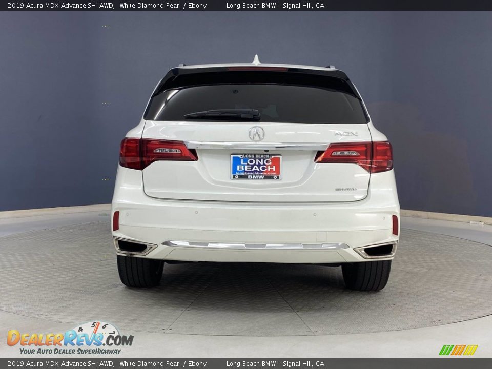 2019 Acura MDX Advance SH-AWD White Diamond Pearl / Ebony Photo #4