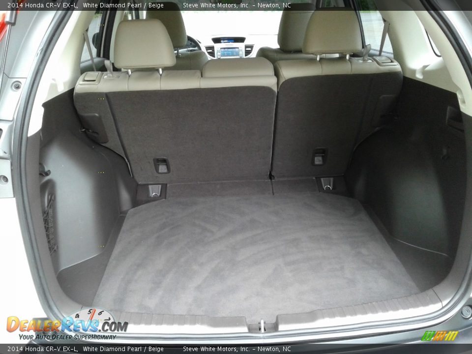 2014 Honda CR-V EX-L White Diamond Pearl / Beige Photo #15