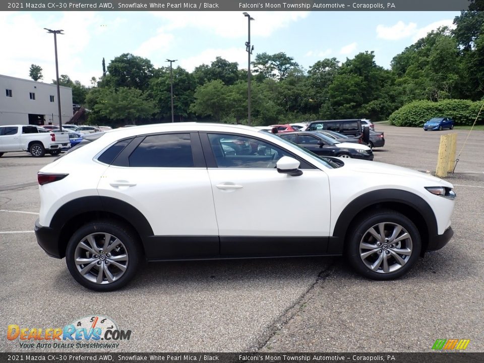 2021 Mazda CX-30 Preferred AWD Snowflake White Pearl Mica / Black Photo #1