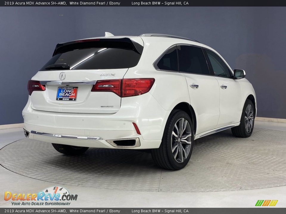 2019 Acura MDX Advance SH-AWD White Diamond Pearl / Ebony Photo #5