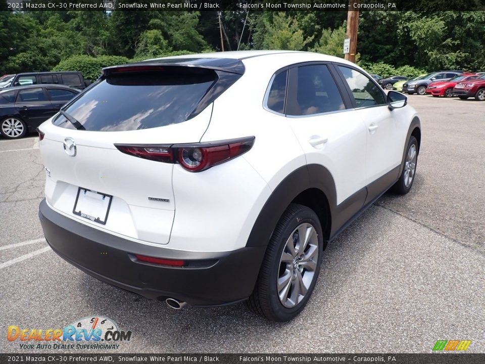 2021 Mazda CX-30 Preferred AWD Snowflake White Pearl Mica / Black Photo #2