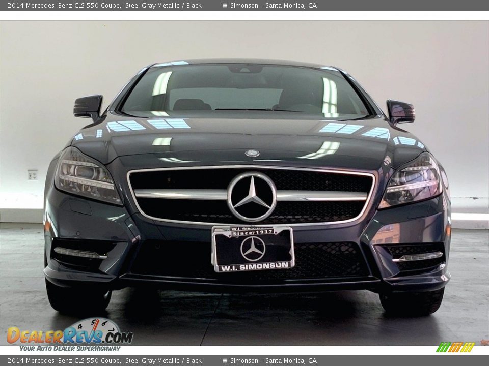 2014 Mercedes-Benz CLS 550 Coupe Steel Gray Metallic / Black Photo #2