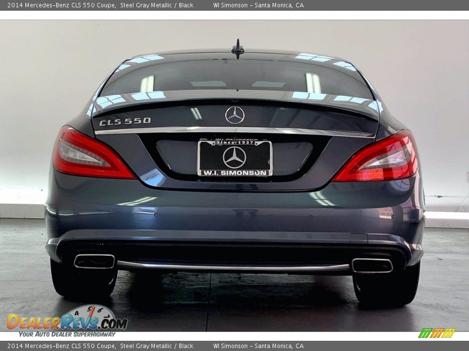 2014 Mercedes-Benz CLS 550 Coupe Steel Gray Metallic / Black Photo #3