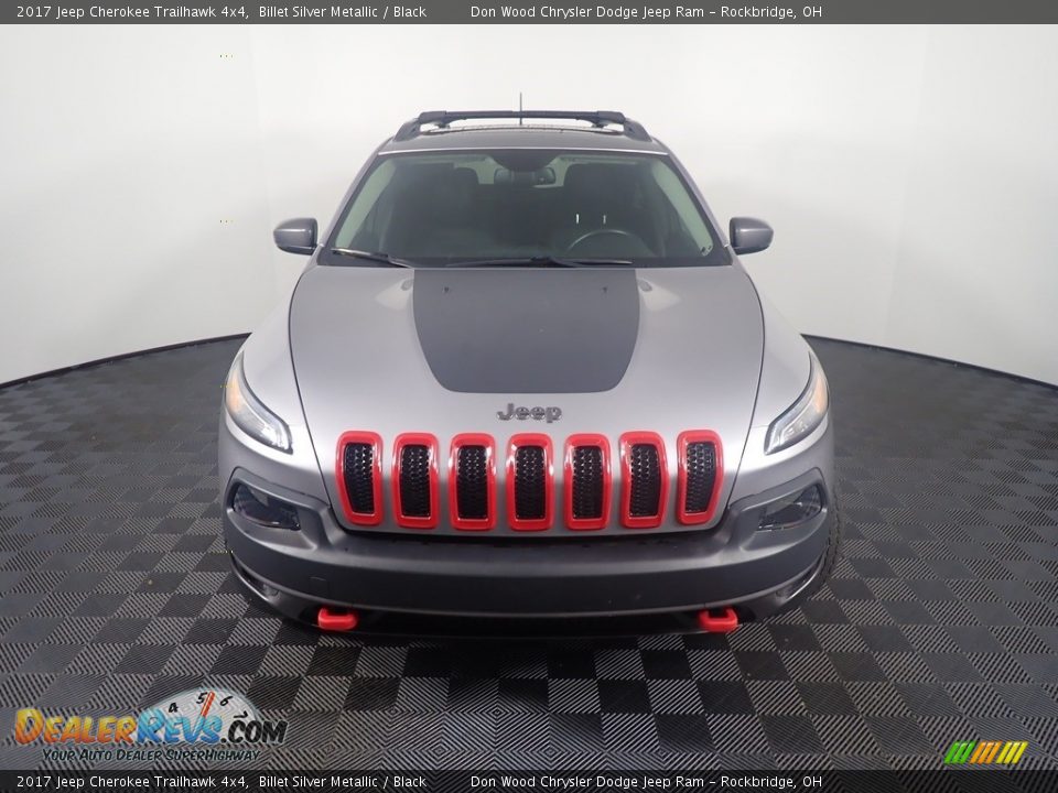 2017 Jeep Cherokee Trailhawk 4x4 Billet Silver Metallic / Black Photo #6