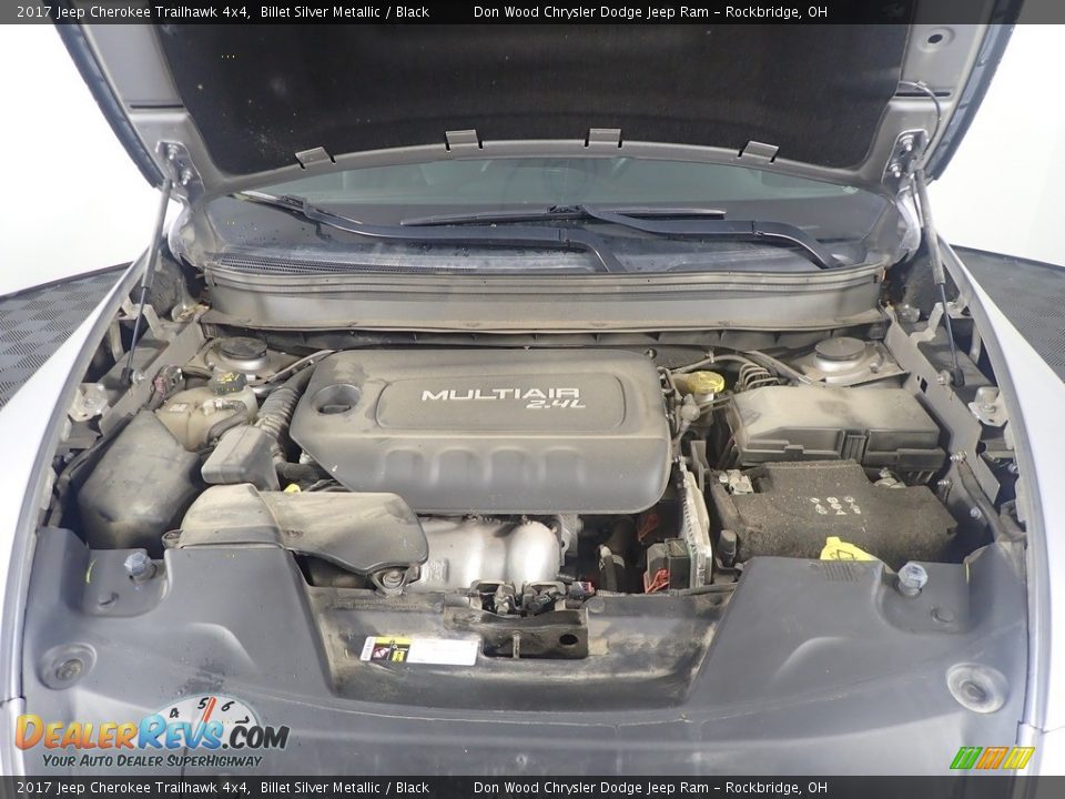 2017 Jeep Cherokee Trailhawk 4x4 Billet Silver Metallic / Black Photo #8