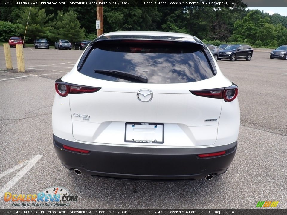 2021 Mazda CX-30 Preferred AWD Snowflake White Pearl Mica / Black Photo #8