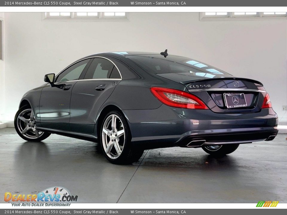 2014 Mercedes-Benz CLS 550 Coupe Steel Gray Metallic / Black Photo #10