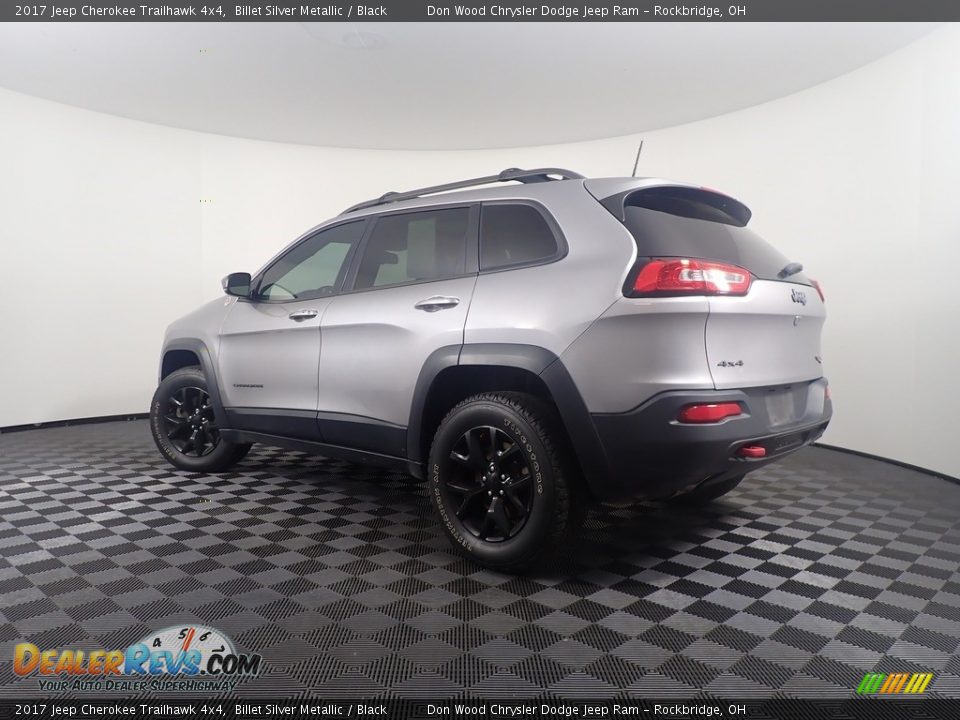 2017 Jeep Cherokee Trailhawk 4x4 Billet Silver Metallic / Black Photo #12