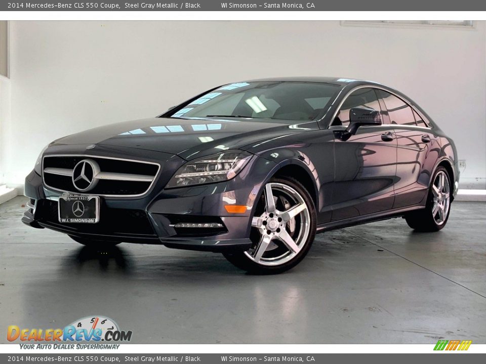 2014 Mercedes-Benz CLS 550 Coupe Steel Gray Metallic / Black Photo #12