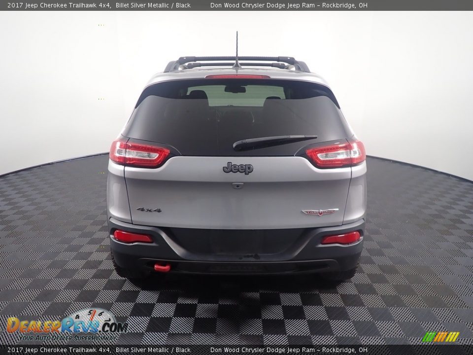 2017 Jeep Cherokee Trailhawk 4x4 Billet Silver Metallic / Black Photo #14