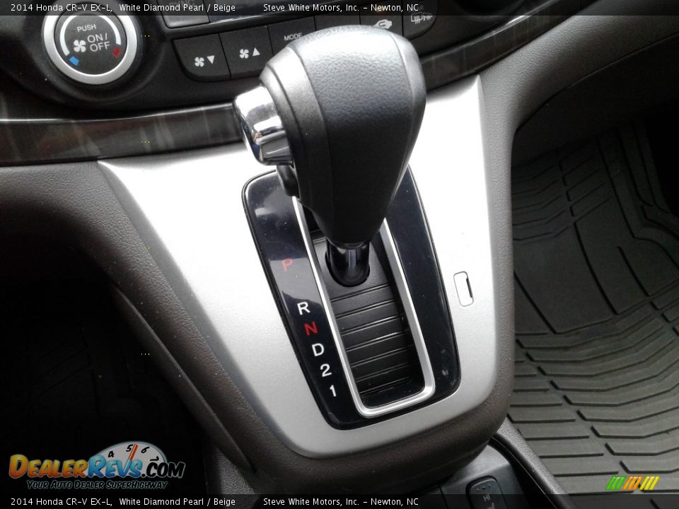 2014 Honda CR-V EX-L White Diamond Pearl / Beige Photo #27