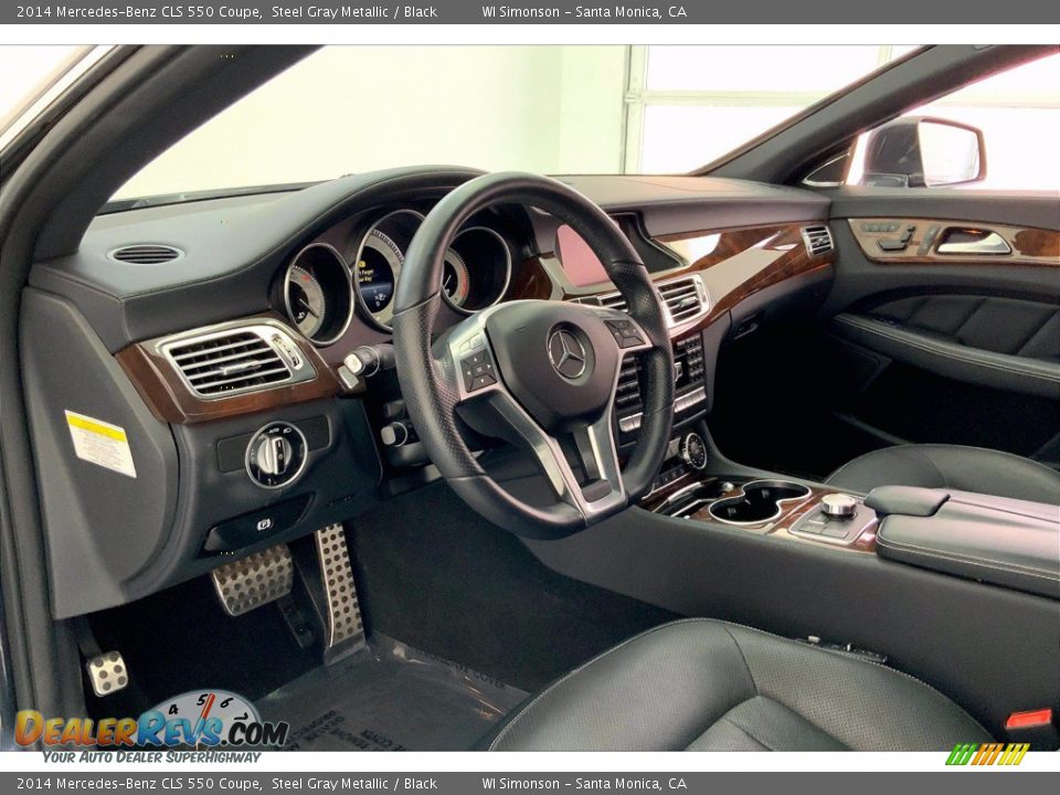 Black Interior - 2014 Mercedes-Benz CLS 550 Coupe Photo #14