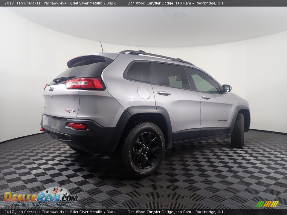 2017 Jeep Cherokee Trailhawk 4x4 Billet Silver Metallic / Black Photo #18