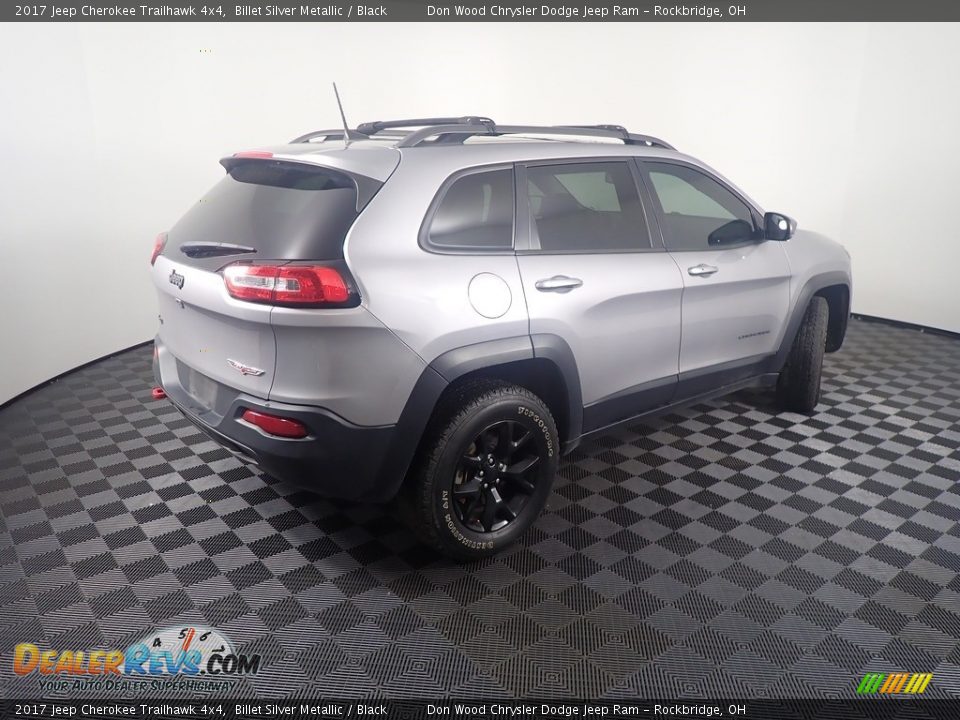 2017 Jeep Cherokee Trailhawk 4x4 Billet Silver Metallic / Black Photo #19