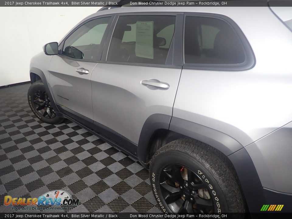 2017 Jeep Cherokee Trailhawk 4x4 Billet Silver Metallic / Black Photo #20