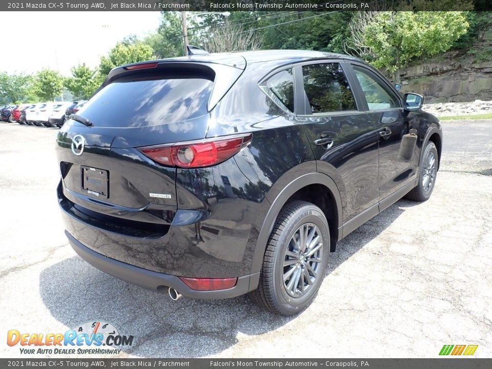 2021 Mazda CX-5 Touring AWD Jet Black Mica / Parchment Photo #2