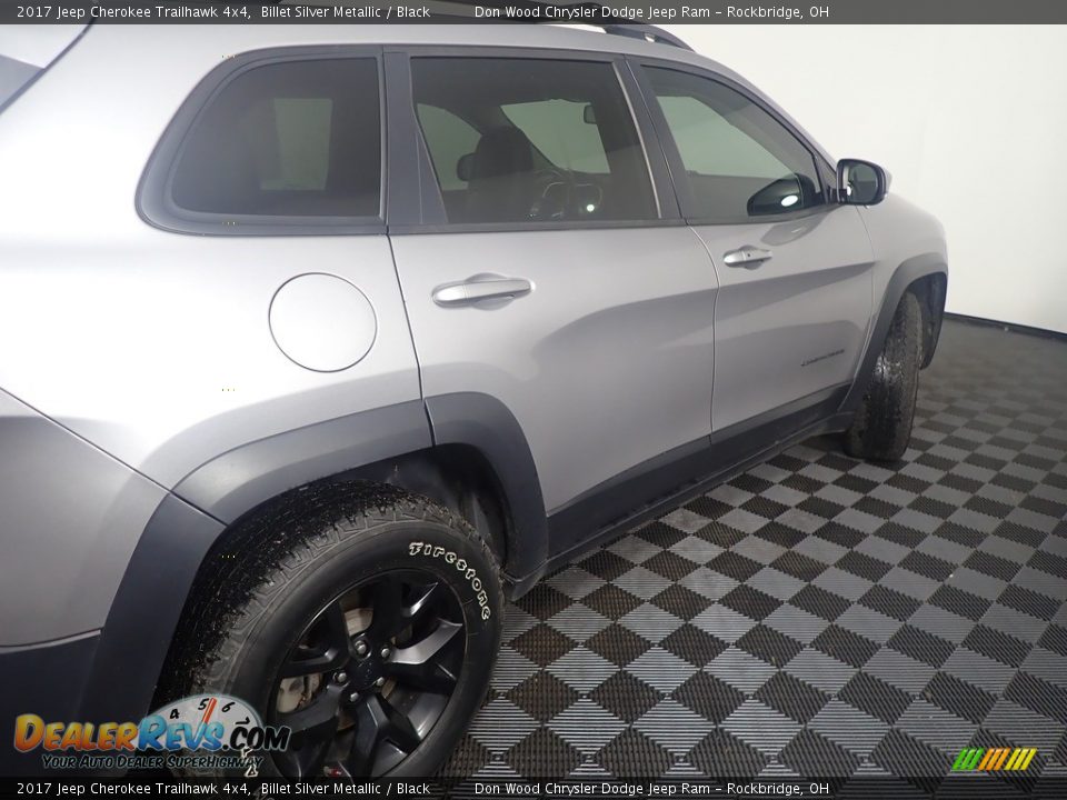 2017 Jeep Cherokee Trailhawk 4x4 Billet Silver Metallic / Black Photo #21