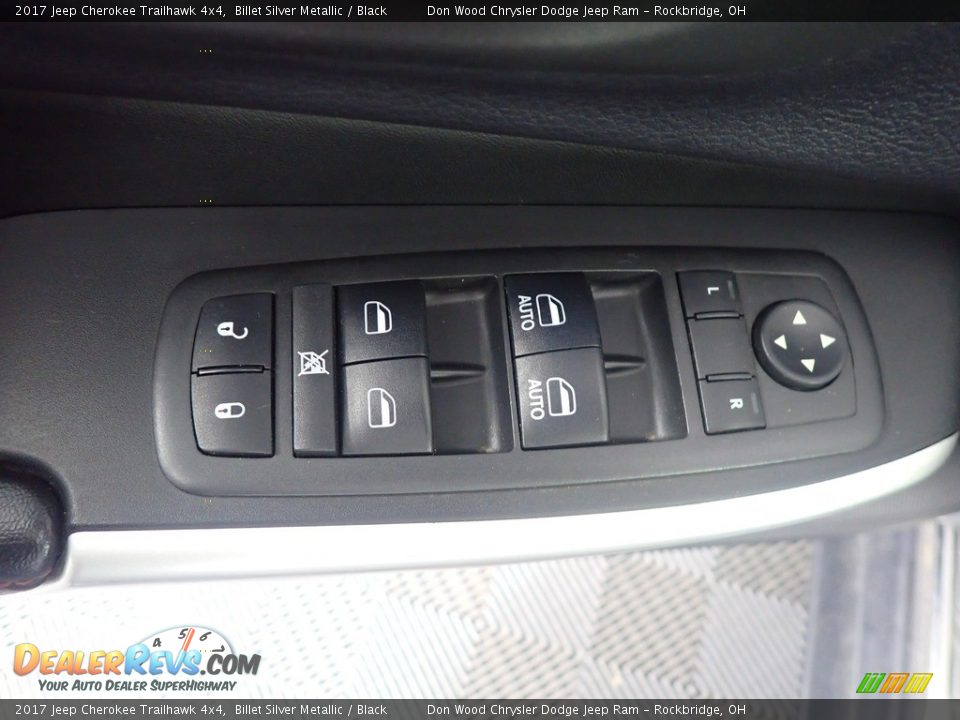 2017 Jeep Cherokee Trailhawk 4x4 Billet Silver Metallic / Black Photo #23