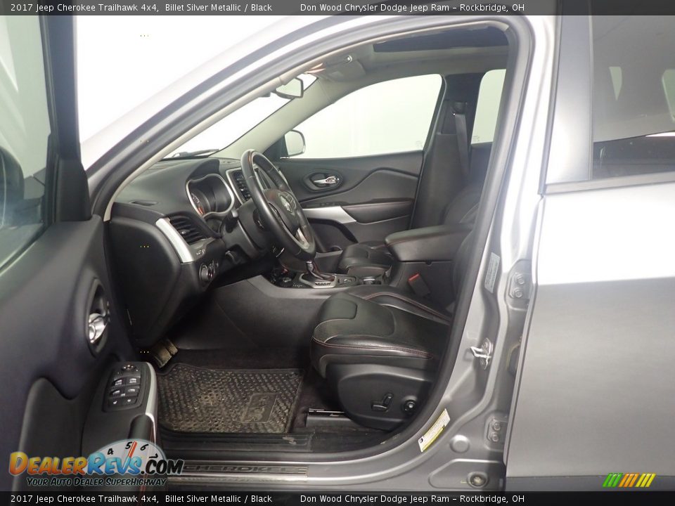 2017 Jeep Cherokee Trailhawk 4x4 Billet Silver Metallic / Black Photo #24