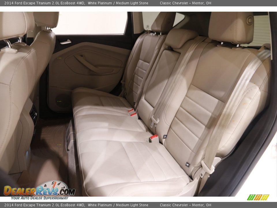 2014 Ford Escape Titanium 2.0L EcoBoost 4WD White Platinum / Medium Light Stone Photo #16