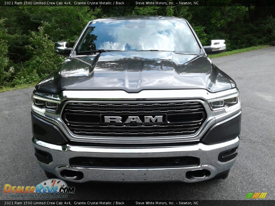 2021 Ram 1500 Limited Crew Cab 4x4 Granite Crystal Metallic / Black Photo #3