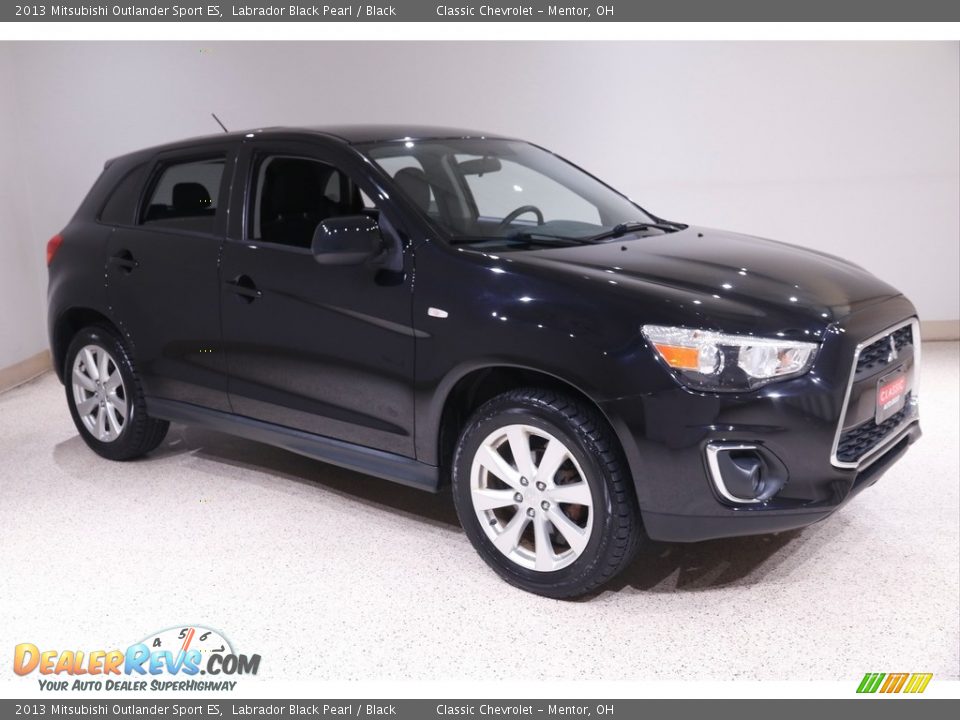 2013 Mitsubishi Outlander Sport ES Labrador Black Pearl / Black Photo #1