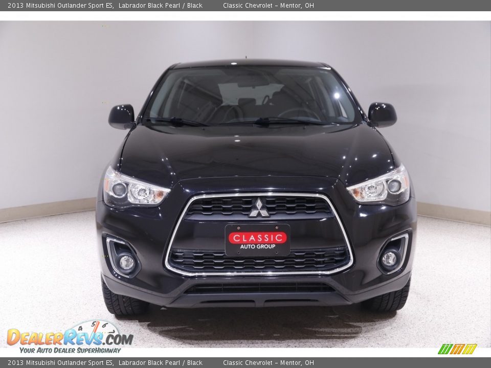 2013 Mitsubishi Outlander Sport ES Labrador Black Pearl / Black Photo #2