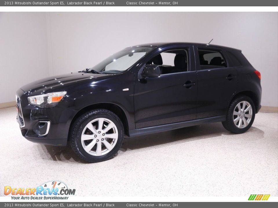 2013 Mitsubishi Outlander Sport ES Labrador Black Pearl / Black Photo #3