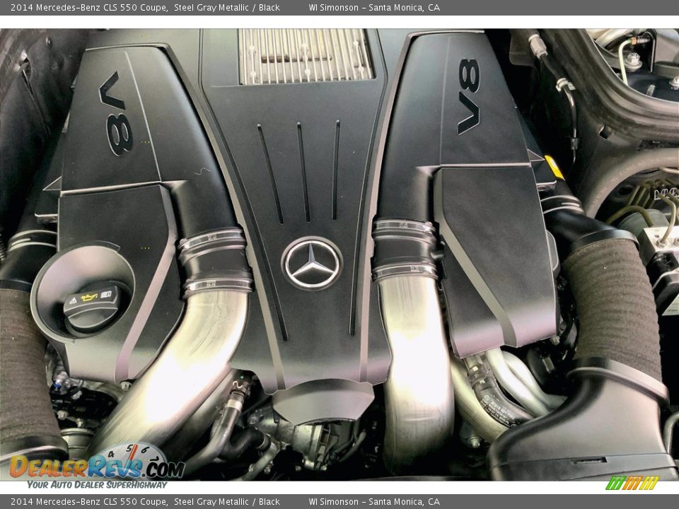2014 Mercedes-Benz CLS 550 Coupe 4.6 Liter Twin-Turbocharged DOHC 32-Valve VVT V8 Engine Photo #32