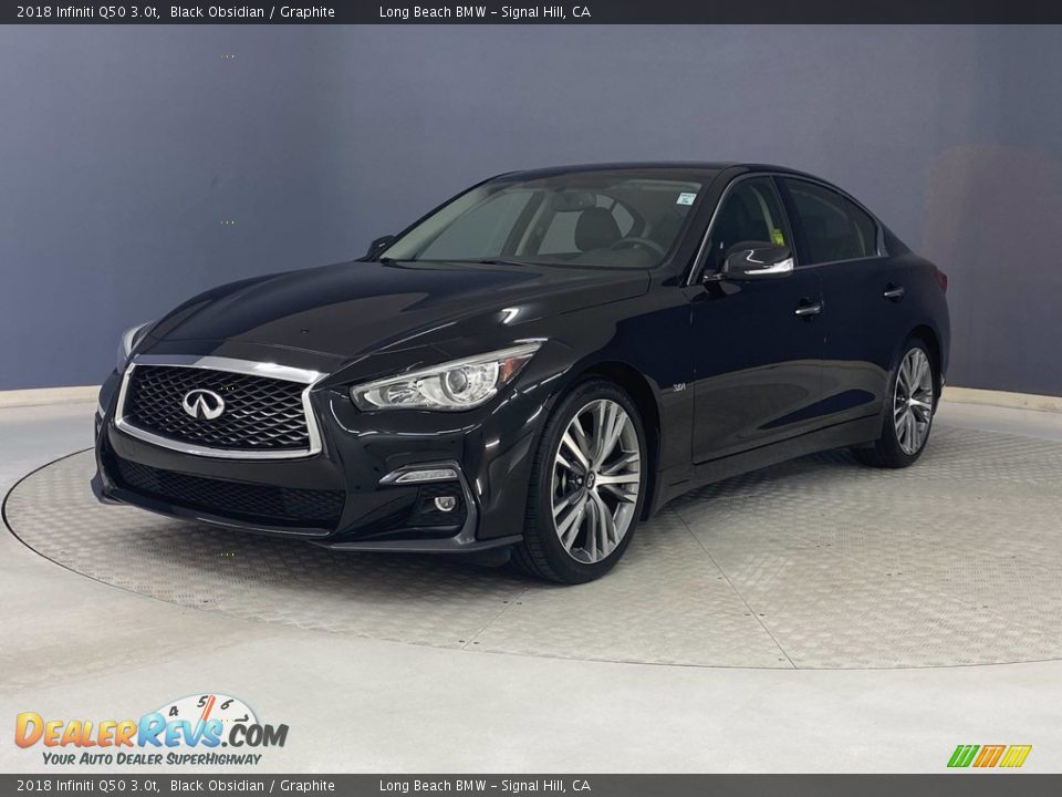 Front 3/4 View of 2018 Infiniti Q50 3.0t Photo #3